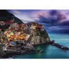 Image de Puzzle 1000 piÃ¨ces : Manarola au crÃ©puscule, Cinque Terre, Italie