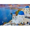Image de Puzzle 1000 piÃ¨ces : Vue de Santorin avec bateaux, GrÃ¨ce