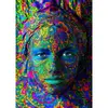Image de Puzzle 1000 PiÃ¨ces : Femme avec maquillage artistique en couleur