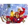 Image de Puzzle 1000 pièces : Ours en peluche avec des bonnets de Père Noël Enjoy-1269