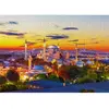 Image de Puzzle 1000 Pièces : Sainte-Sophie au coucher du soleil - Istanbul Enjoy-1359