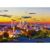 Image de Puzzle 1000 PiÃ¨ces : Sainte-Sophie au coucher du soleil - Istanbul