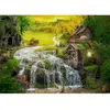 Image de Puzzle 1000 Pièces : Une cabane en rondins au bord du ruisseau magique Enjoy-1608
