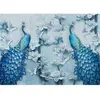 Image de Puzzle 1000 pièces : Paons Bleus Enjoy-1623