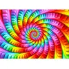 Image de Puzzle 1000 Pièces : Spirale Arc-en-Ciel Psychédélique Enjoy-1635
