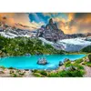 Image de Puzzle 1000 Pièces : Lac Sorapis - Dolomites - Italie Enjoy-2083