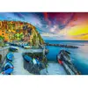 Image de Puzzle 1000 PiÃ¨ces : Port de Manarola au coucher du soleil - Cinque Terre - Italie