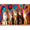 Image de Puzzle 1000 Pièces : Cinq Chats