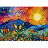 Image de Puzzle 1000 Pièces : Coucher de soleil et Pluie Enjoy-2134