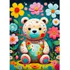 Image de Puzzle 1000 PiÃ¨ces : Ours en Peluche fleur