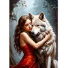 Image de Puzzle 1000 Pièces : La Dame et le Loup Enjoy-2165