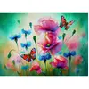 Image de Puzzle 1000 pièces : Jardin des papillons
