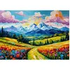 Image de Puzzle 1000 piÃ¨ces : VallÃ©e fleurie