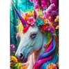 Image de Puzzle 1000 pièces : Licorne florale Enjoy-2379