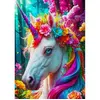 Image de Puzzle 1000 piÃ¨ces : Licorne florale