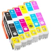 Image de Pack de 6 cartouches compatibles Epson T24XL (noir + cyan + magenta + jaune + cyan clair + magenta clair)