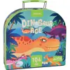 Image de Valise Puzzle 104 pièces : Dinosaures Plantoy-MD3026