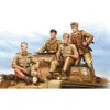 Image de 4 figurines de l'armée allemande : German Tropical Panzer Crew HobbyBoss-84409