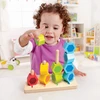 Image de Jouet à empiler : Perles à compter Hape-E0504