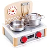 Image de Cuisinière barbecue en bois recto verso Hape-E3151