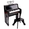 Image de Grand piano droit avec apprentissage interactif noir Hape-E0629