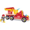 Image de Camion de pompiers son et lumière en bois