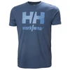 Image de T-shirt classic logo xl 100 - 200 g bleu coton t-shirt 0 1 pièce(s) t-shirt classic logo bleu acier txl - helly hansen
