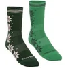 Image de Chaussettes en laine femme Kari Traa Vinst (x2) Vert 39/41 611374-THY