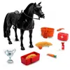 Image de CHEVAL AVEC CRINIERE ET ACCESSOIRES + SONS BOITE TRY ME NRY-37603
