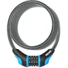 Image de Antivol câble Onguard Neon Coil Combo-180cmx12mm ON8159.BLU Bleu TU
