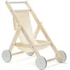 Image de Poussette en bois pour poupée nature