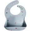 Image de Bavoir à poche en silicone Retro cars