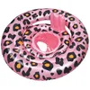 Image de Bouée bébé Léopard rose et doré