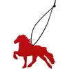 Image de Ornement de cheval islandais Karlslund Rouge TU k6441-red
