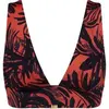 Image de Haut de maillot de bain avec rembourrage doux et amovible femme Triumph Summer Palm Marron 40D 10226610-M004
