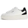 Image de Baskets femme Guess Elbina Blanc 38 FLJELB-LEA12-WHBLK