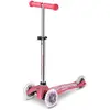 Image de Trottinette Mini Micro Deluxe Glitter Rose Led