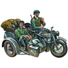 Image de Maquette véhicule militaire avec figurines : Zündapp KS750 et Sidecar Italeri-317