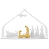Image de ALESSI Crèche de Noël Bark blanc