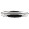 Image de ALESSI Plateau avec structure en relief 35cm acier inoxydable argent