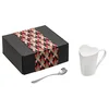 Image de ALESSI Set à thé 2 pièces en acier inoxydable / porcelaine argent