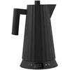 Image de ALESSI Bouilloire 1,7l Plissé Th. Résine / Noir noir