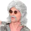 Image de Perruque et moustache gris - homme S0809