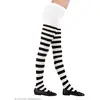 Image de Collants à rayures Noir/Blanc - Fille 1229