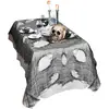 Image de Tissu Nappe Noir Effrayant - 60 x 300 cm - Halloween 01377