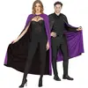 Image de Cape manteau réversible Noir et violet 03247