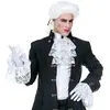 Image de Jabot avec bijou et manchettes poignets dentelle blanche 7799