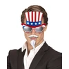 Image de Lunettes Oncle Sam avec chapeau, moustache et bouc 14407