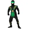 Image de Déguisement Combat Ninja Vert - Enfant 38515
