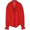 Image de Chemise Pirate Renaissance Homme Rouge 4191L